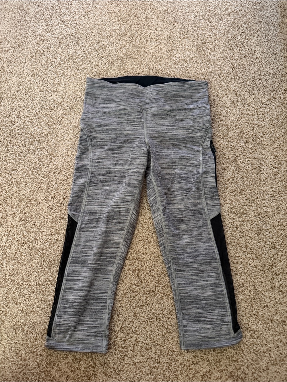 lululemon athletica Gray & Black Heathered Leggings